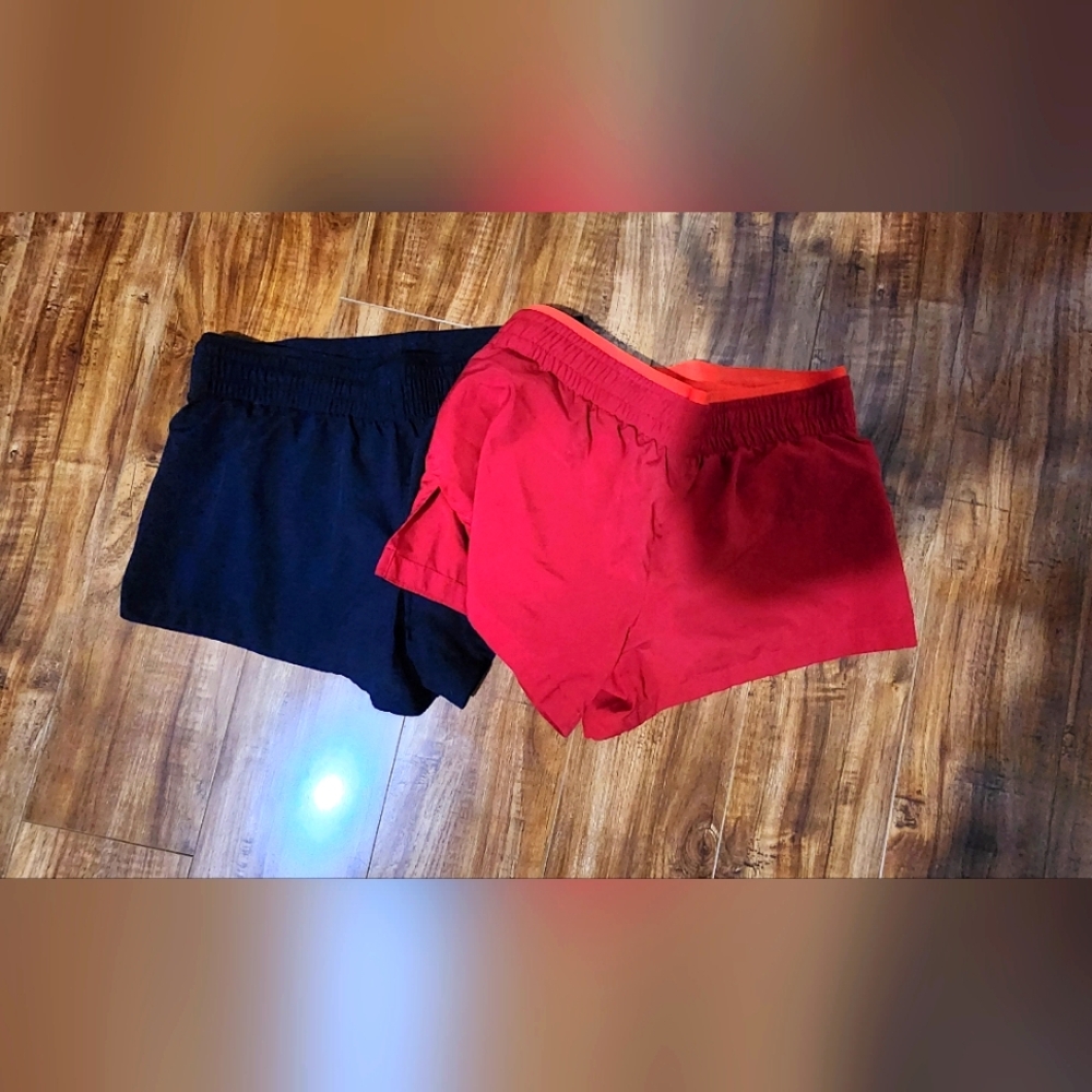2 Pair Of Fabletics Run Shorts.